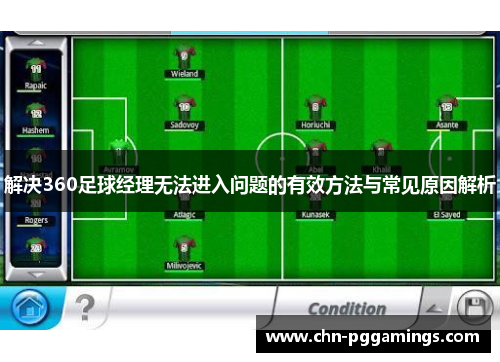 解决360足球经理无法进入问题的有效方法与常见原因解析